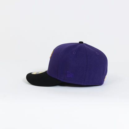 NEW ERA EXCLUSIVE 59FIFTY PURPLE/ BLACK PHILADELPHIA PHILLIES W/ 1996 ALL STAR GAME PATCH