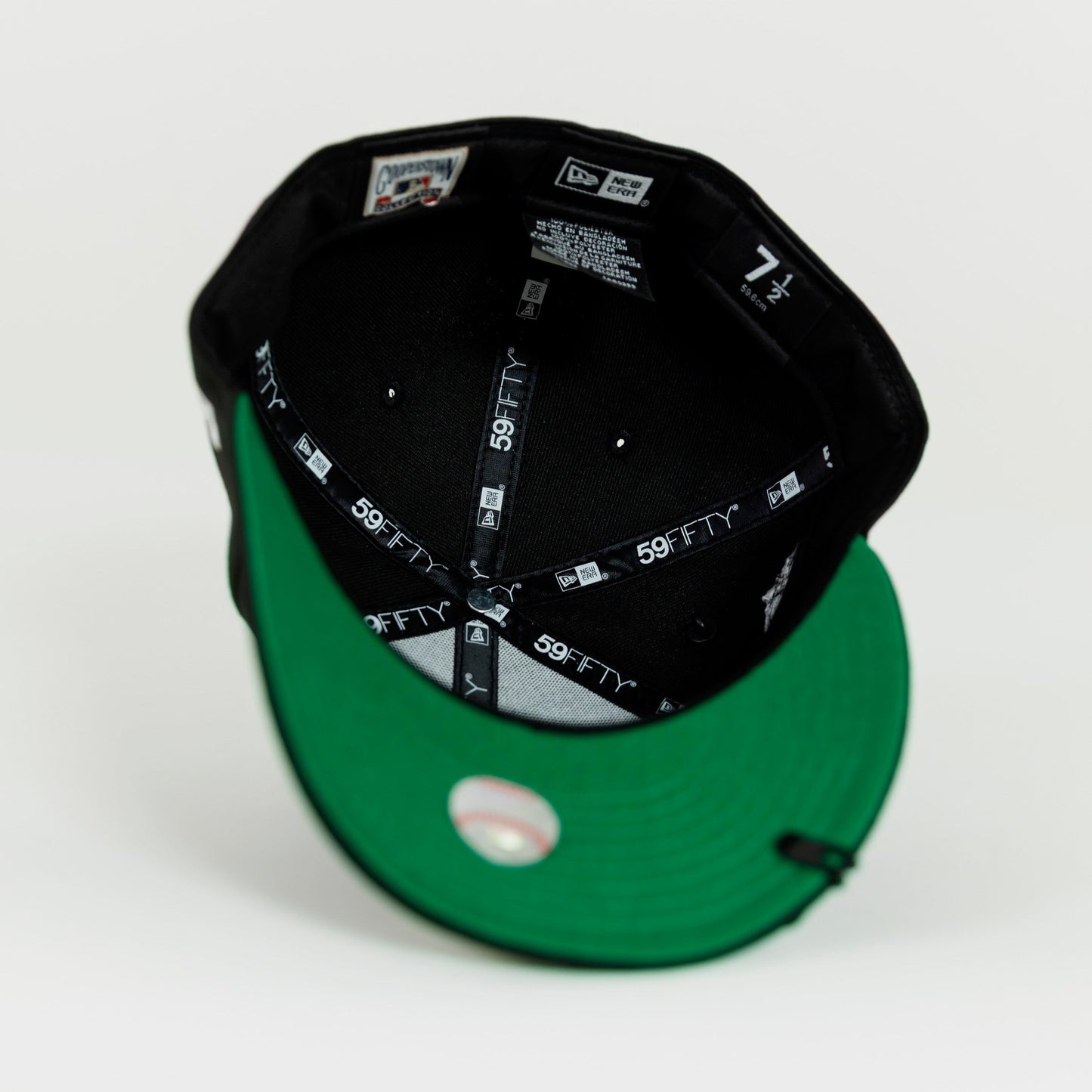 NEW ERA EXCLUSIVE 59FIFTY BLACK HOUSTON ASTROS W/ 1986 ALL STAR GAME SIDE PATCH