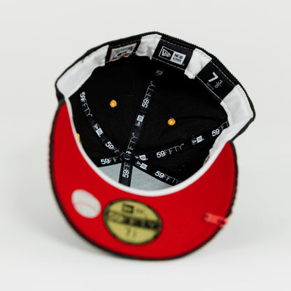 NEW ERA EXCLUSIVE 59FIFTY CORDUROY SEATTLE MARINERS W/ 30TH ANNIVERSARY SIDE PATCH