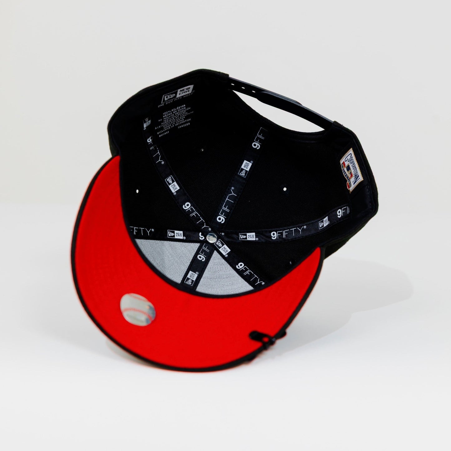 NEW ERA EXCLUSIVE 9FIFTY BLACK LOS ANGELES DODGERS SNAPBACK W/ 1988 WORLD SERIES SIDE PATCH