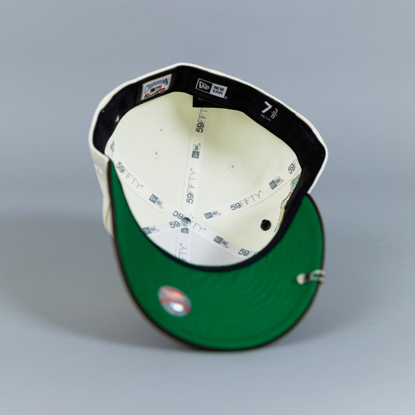 NEW ERA EXCLUSIVE 59FIFTY CHROME/ MOCHA PHILADELPHIA PHILLIES W/ 1996 ALL STAR GAME PATCH
