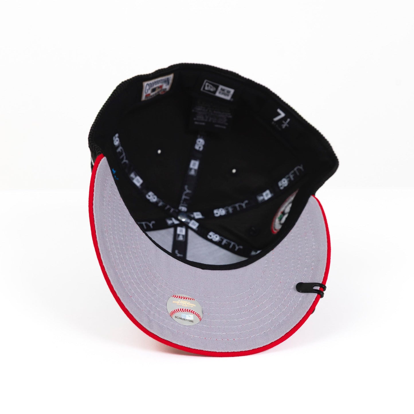 NEW ERA EXCLUSIVE 59FIFTY CORDUROY/ BURGUNDY TORONTO BLUE JAYS W/ 3OTH ANNIVERSARY SIDE PATCH