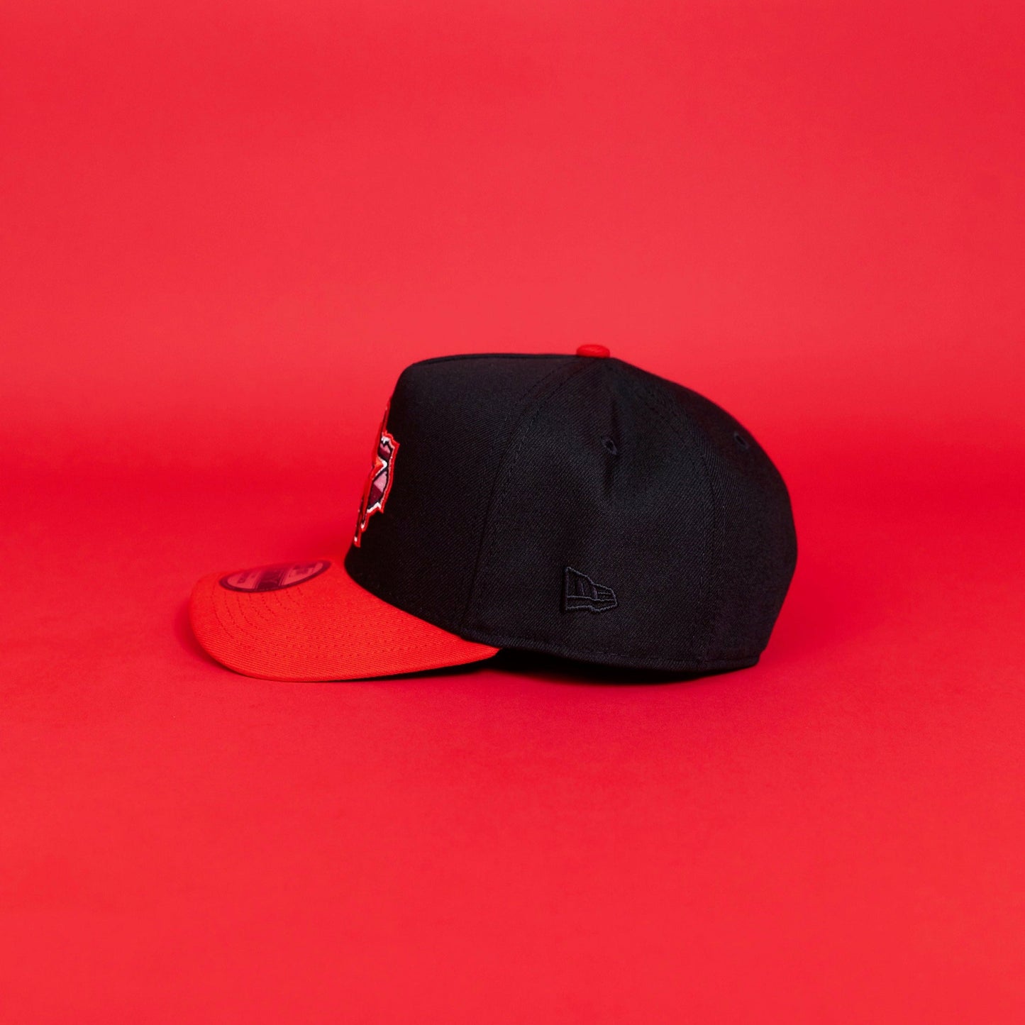 NEW ERA EXCLUSIVE 9FIFTY A-FRAME BLACK/ RED HOUSTON ASTROS SNAPBACK W/ 35TH ANNIVERSARYSIDE PATCH