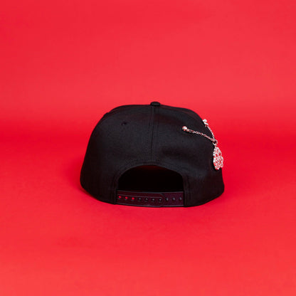 NEW ERA EXCLUSIVE 9FIFTY A-FRAME BLACK OAKLAND A'S W/ "RICKY HENDERSON FIELD" SIDE PATCH