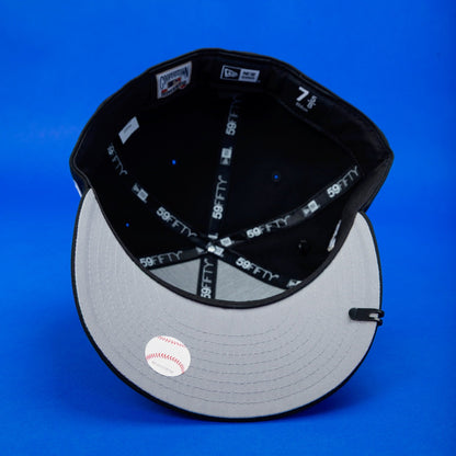 NEW ERA EXCLUSIVE 59FIFTY BLACK COLORADO ROCKIES W/ 30TH ANNIVERSARY SIDE PATCH