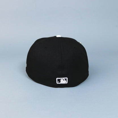 NEW ERA EXCLUSIVE 59FIFTY BLACK BALTIMORE ORIOLES W/ 30TH ANNIVERSARY PATCH