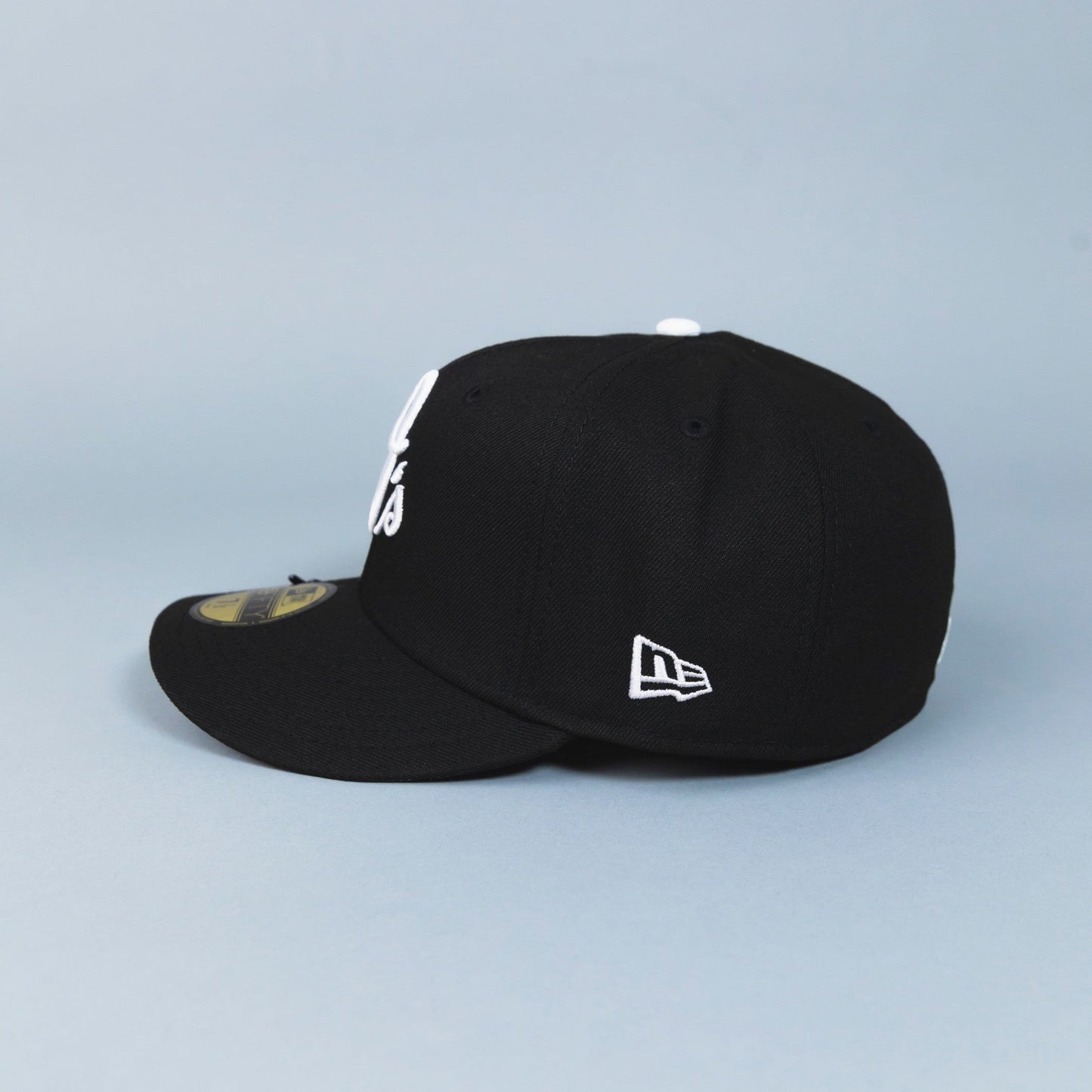 NEW ERA EXCLUSIVE 59FIFTY BLACK BALTIMORE ORIOLES W/ 30TH ANNIVERSARY PATCH