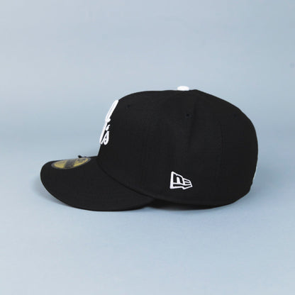 NEW ERA EXCLUSIVE 59FIFTY BLACK BALTIMORE ORIOLES W/ 30TH ANNIVERSARY PATCH
