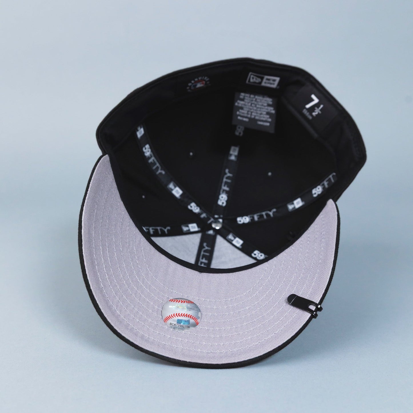 NEW ERA EXCLUSIVE 59FIFTY BLACK BALTIMORE ORIOLES W/ 30TH ANNIVERSARY PATCH
