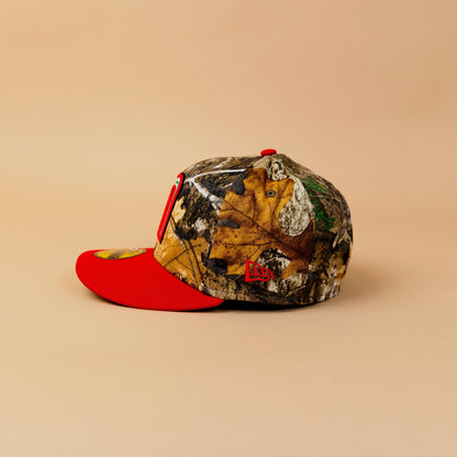 NEW ERA EXCLUSIVE 59FIFTY REALTREE/ RED MEXICO 2025 WORLD BASEBALL CLASSIC W/ MEXICO FLAG SIDE PATCH