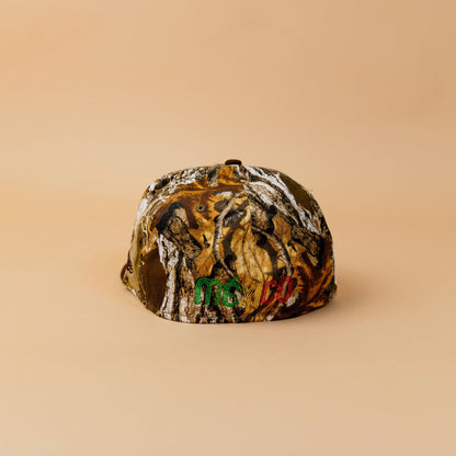 NEW ERA EXCLUSIVE 59FIFTY REALTREE/ BROWN MEXICO 2025 WORLD BASEBALL CLASSIC W/ MEXICO FLAG SIDE PATCH