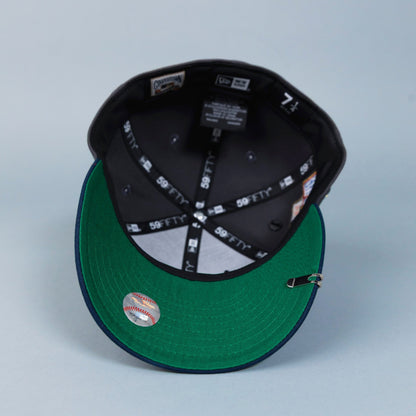 NEW ERA EXCLUSIVE 59FIFTY GREY/ NAVY PHILADELPHIA PHILLIES W/ 1996 ALL STAR GAME PATCH