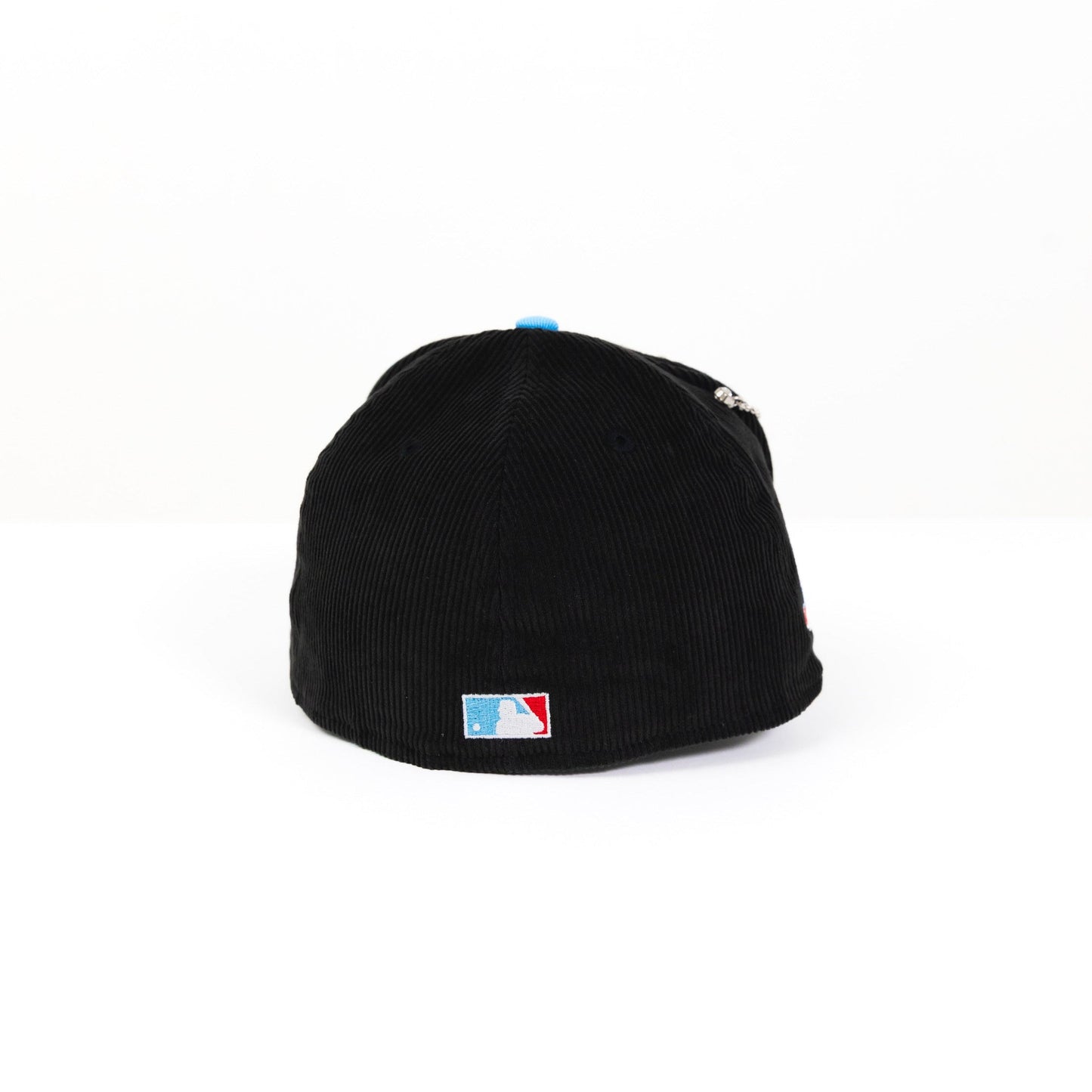 NEW ERA 59FIFTY CORDUROY/ ICY BLUE LOS ANGELES DODGERS W/ 60TH ANNIVERSARY SIDE PATCH