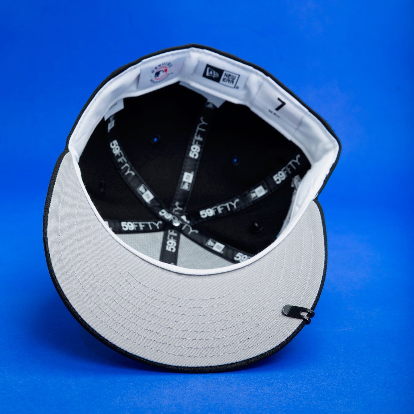 NEW ERA EXCLUSIVE 59FIFTY BLACK CLEVELAND GUARDIANS W/ "PROGRESSIVE FIELD" SIDE PATCH