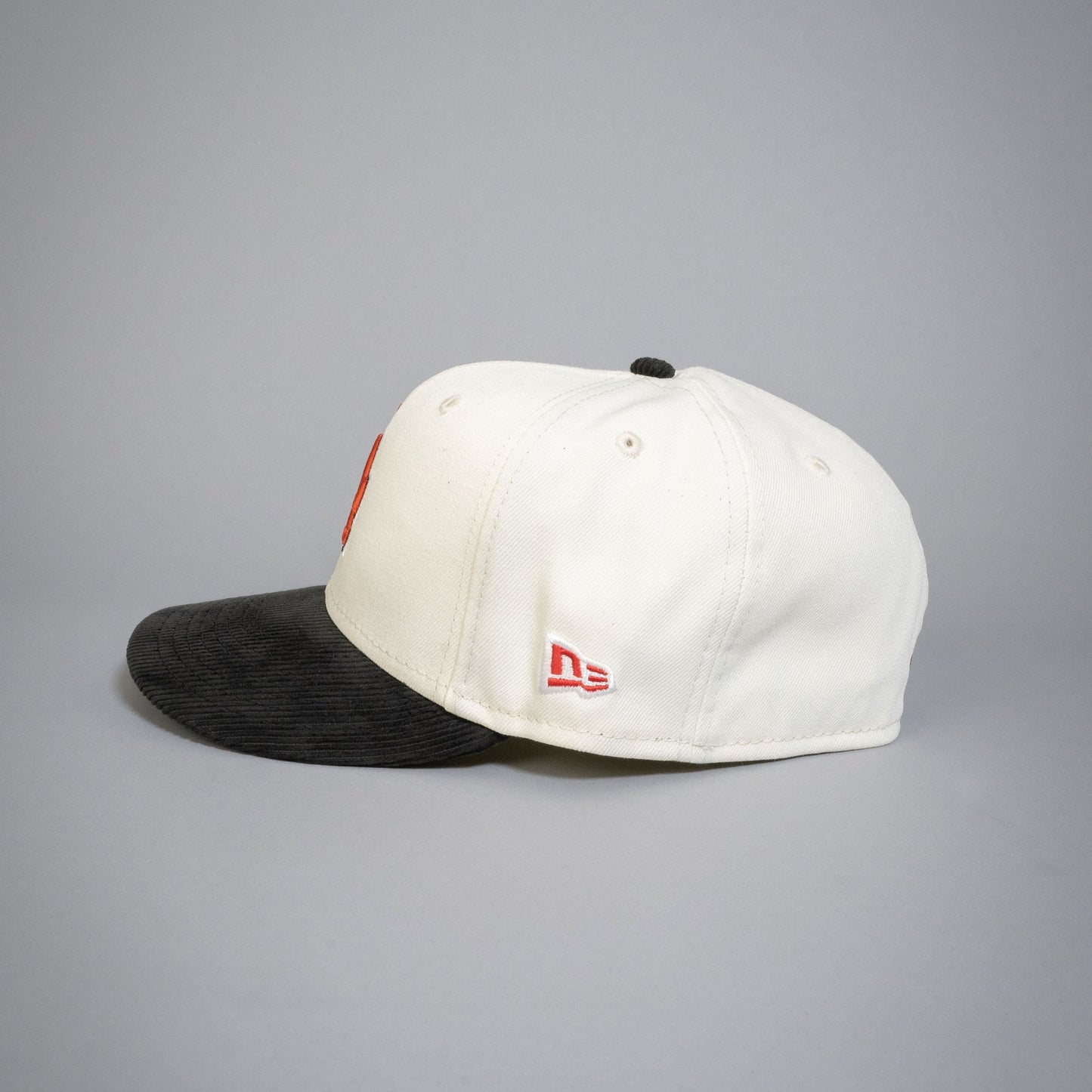 NEW ERA EXCLUSIVE 59FIFTY CHROME/ CORDUROY LOS ANGELES DODGERS W/ 50TH ANNIVERSARY SIDE PATCH