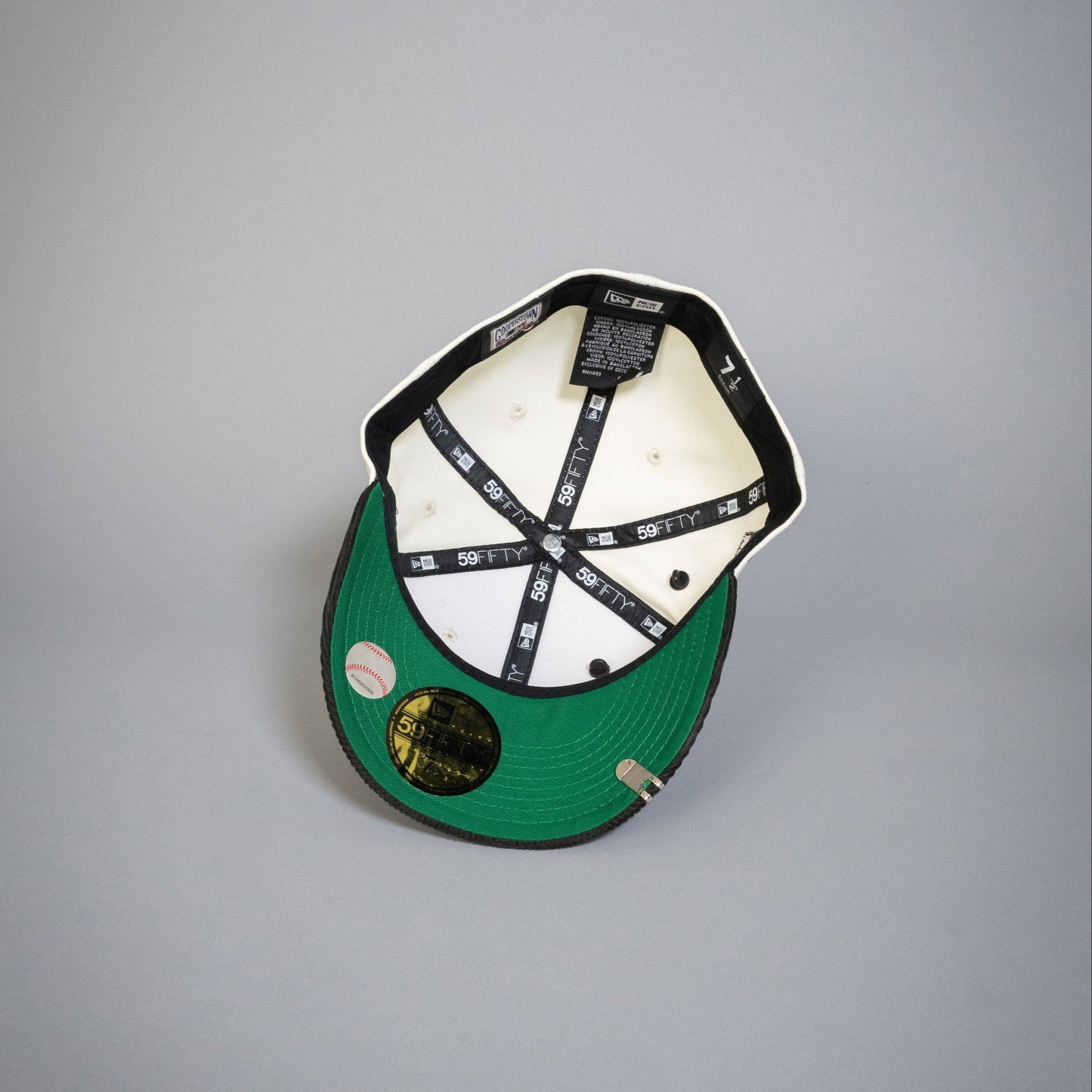 NEW ERA EXCLUSIVE 59FIFTY CHROME/ CORDUROY LOS ANGELES DODGERS W/ 50TH ANNIVERSARY SIDE PATCH