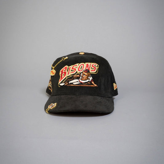 NEW ERA EXCLUSIVE 59FIFTY CORDUROY BUFFALO BISONS W/ HOMETOWN COLLECTION PATCH