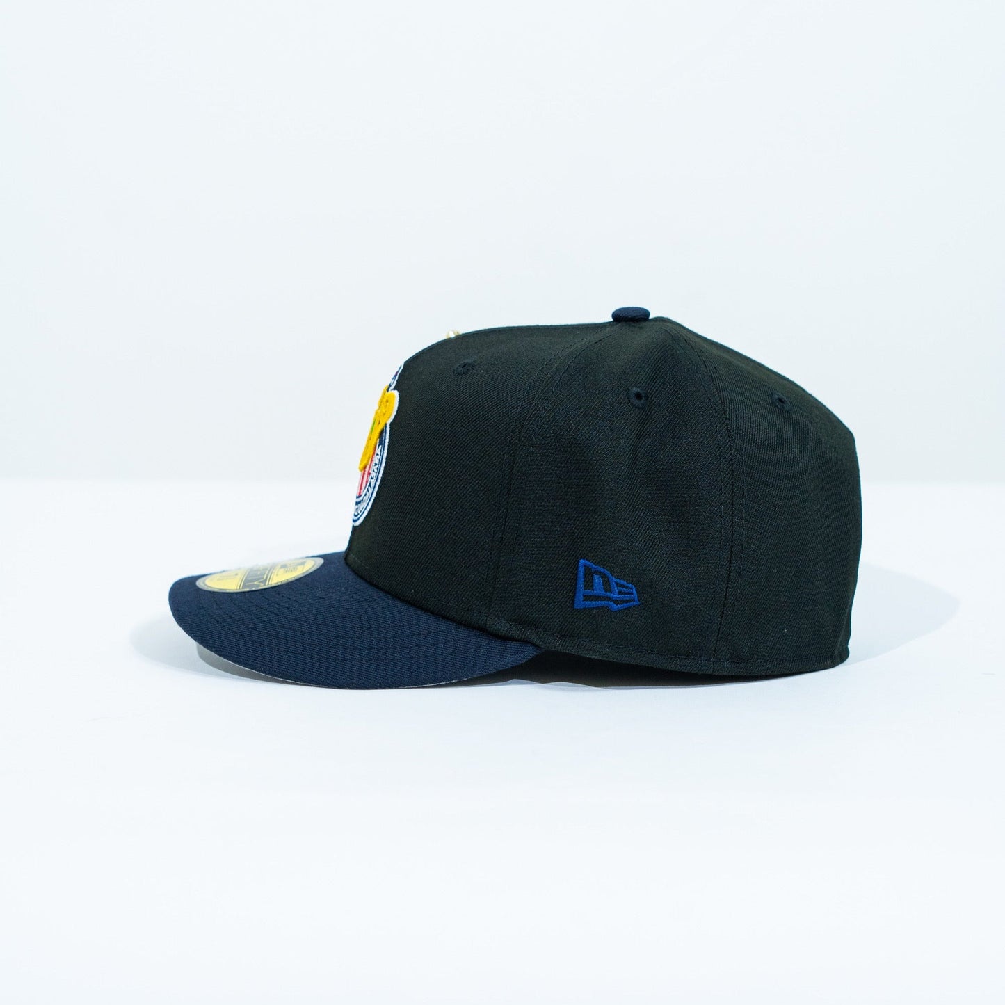 NEW ERA EXCLUSIVE 59FIFTY BLACK/ NAVY "CHIVAS DE GUADALAJARA" W/ CHIVO SIDE PATCH