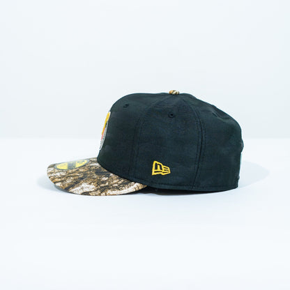 NEW ERA EXCLUSIVE 59FIFTY BLACK CAMO/ REALTREE "CHIVAS DE GUADALAJARA" W/ 115 ANNIVERSARY SIDE PATCH