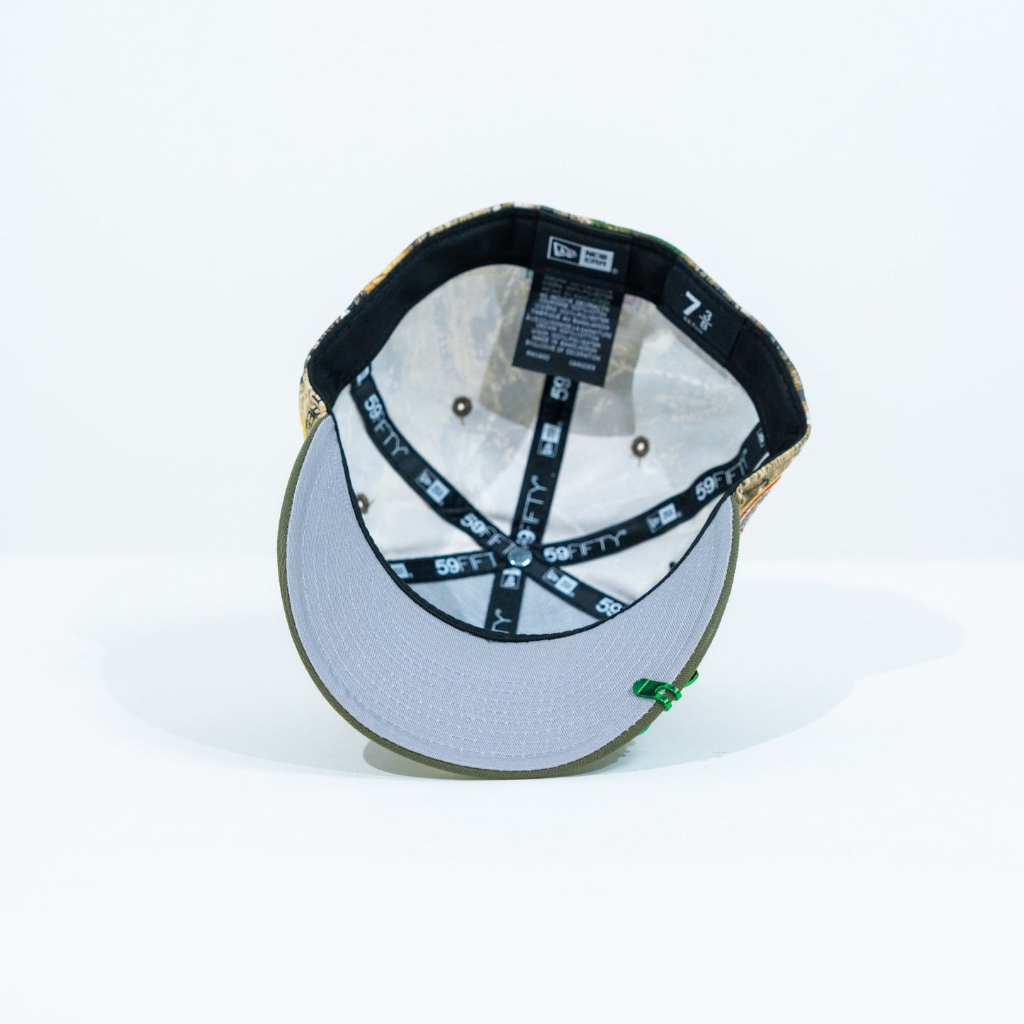 NEW ERA EXCLUSIVE 59FIFTY REALTREE/ OLIVE "CHIVAS DE GUADALAJARA" W/ 115 ANNIVERSARY SIDE PATCH