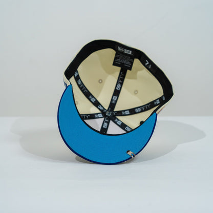 NEW ERA EXCLUSIVE 59FIFTY CHROME/ BLUE "CHIVAS DE GUADALAJARA" W/ 115TH ANNIVERSARY SIDE PATCH