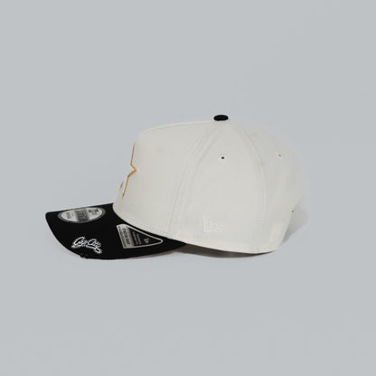 NEW ERA EXCLUSIVE 9FIFTY A-FRAME CHROME/ BLACK HOUSTON ASTROS W/ ASTRODOME SIDE PATCH