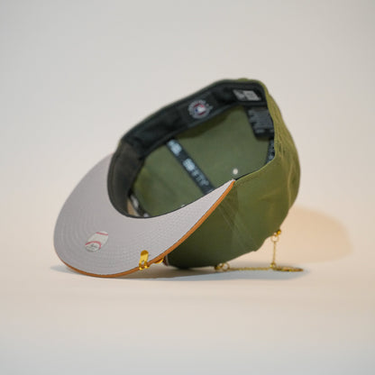 NEW ERA EXCLUSIVE 59FIFTY OLIVE/ KHAKI ARIZONA DIAMONDBACKS TWO TONE