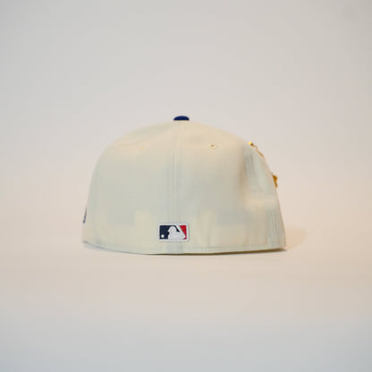 NEW ERA EXCLUSIVE 59FIFTY CHROME/BLUE LOS ANGELES DODGERS TWO TONE