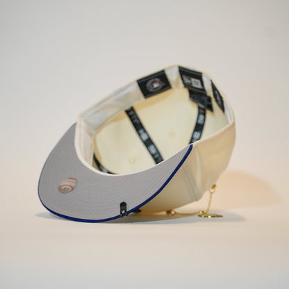 NEW ERA EXCLUSIVE 59FIFTY CHROME/BLUE LOS ANGELES DODGERS TWO TONE