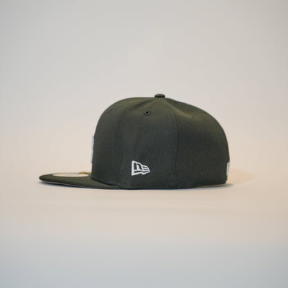 NEW ERA EXCLUSIVE 59FIFTY BLACK OAKLAND ATHLETICS W/ 1989 WORLD SERIES SIDE PATCH