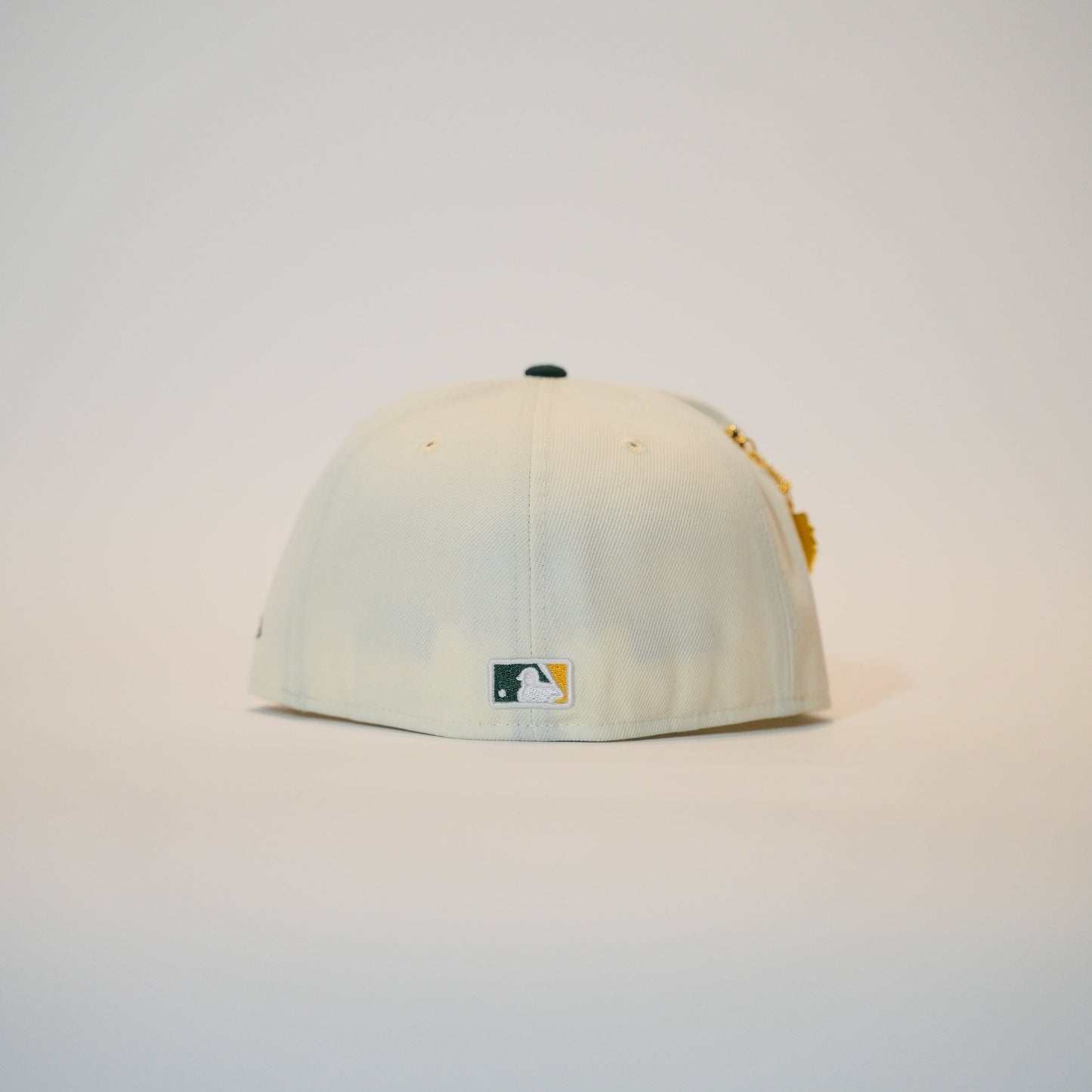 NEW ERA EXCLUSIVE 59FIFTY CHROME/ FOREST GREEN OAKLAND ATHLETICS TWO TONE