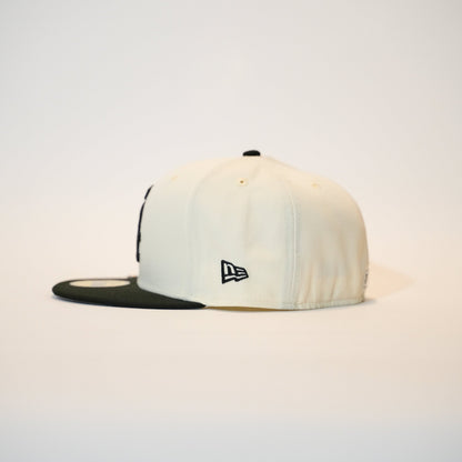 NEW ERA EXCLUSIVE 59FIFTY CHROME/BLACK CHICAGO WHITE SOX TWO TONE