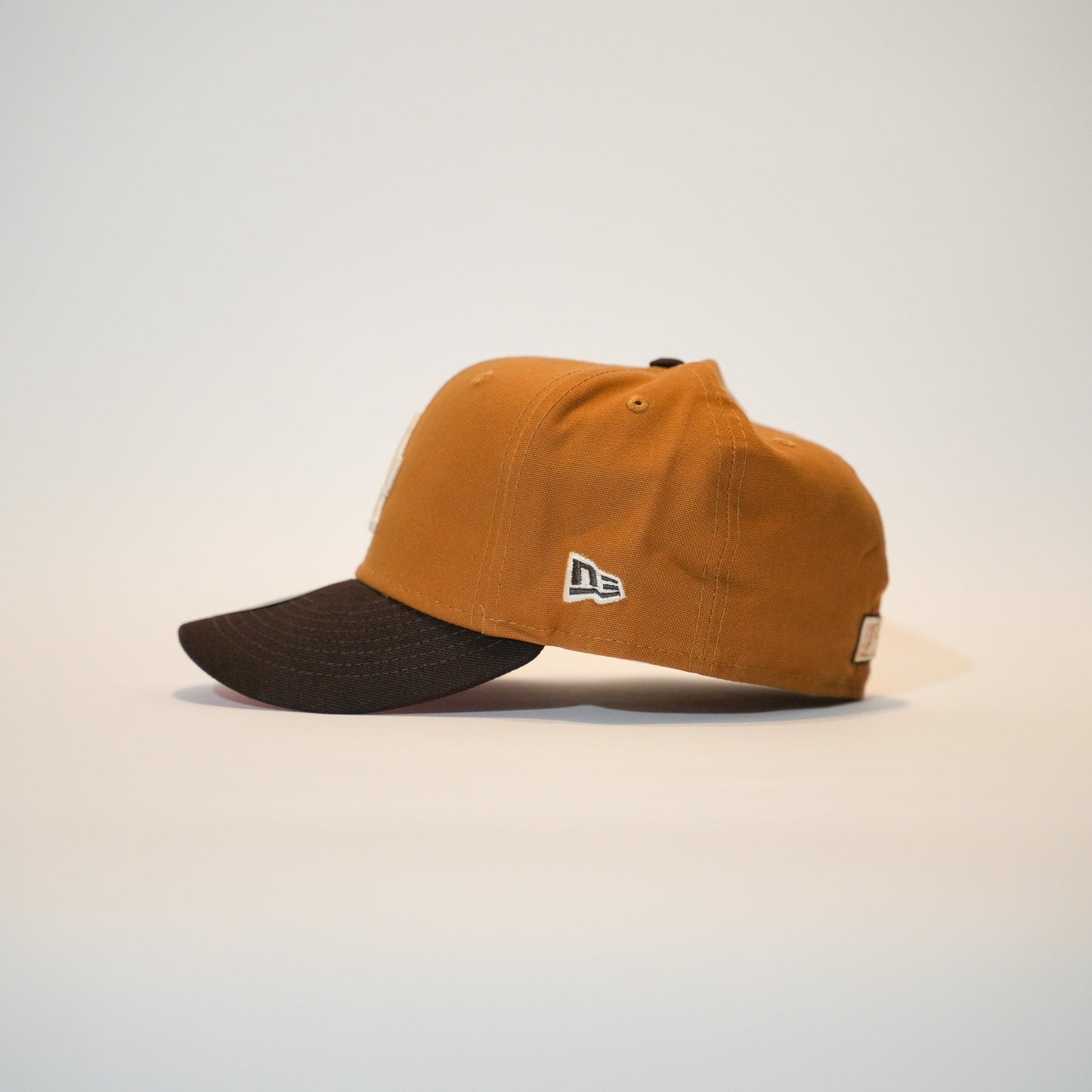 NEW ERA EXCLUSIVE 59FIFTY TAN/BROWN LOS ANGELES DODGERS W/ 1959 ALL STAR GAME SIDE PATCH