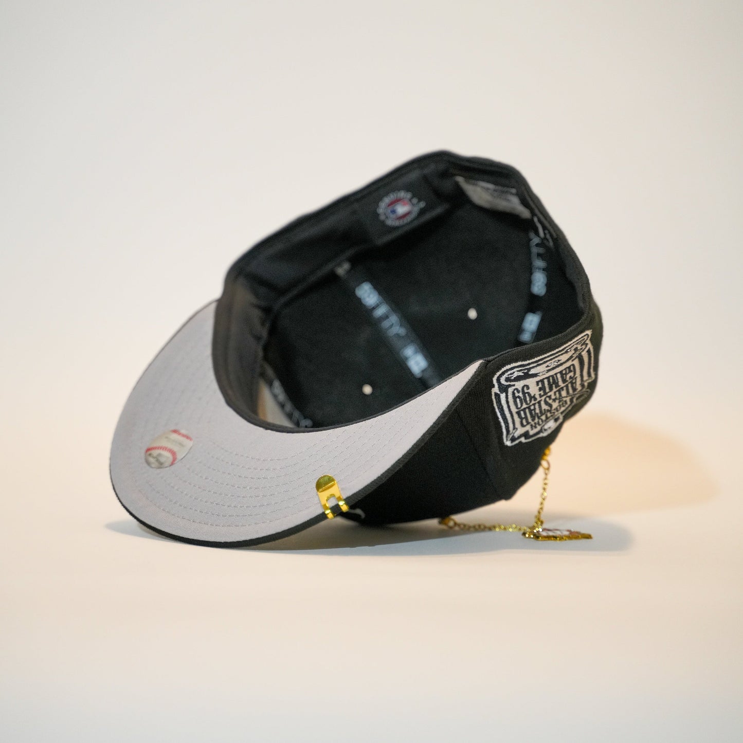 NEW ERA EXCLUSIVE 59FIFTY BLACK BOSTON RED SOX W/ 1999 AL STAR GAME SIDE PATCH
