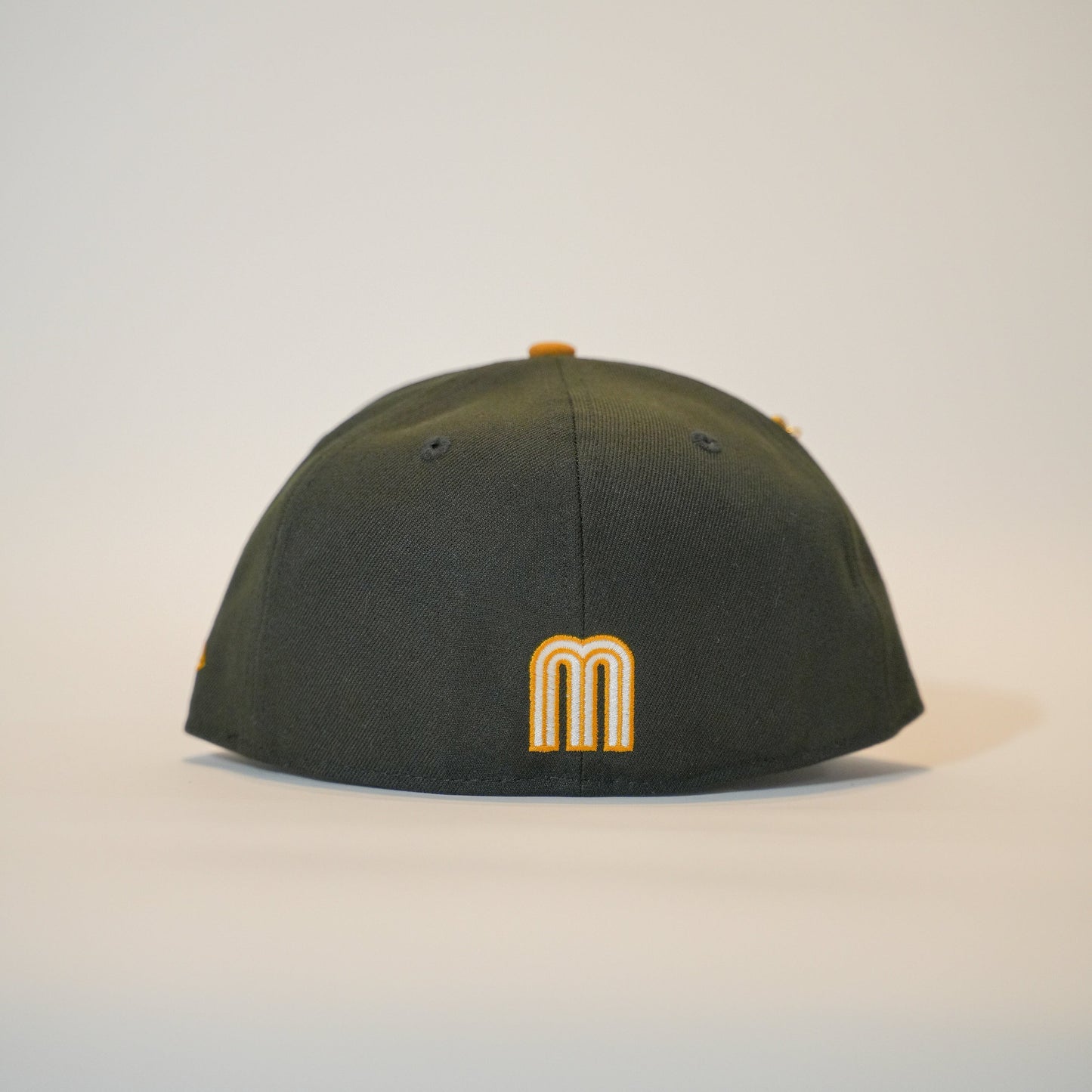 NEW ERA EXCLUSIVE 59FIFTY BLACK/ KHAKI MEXICO "EL GALLO" W/ MEXICO FLAG SIDE PATCH