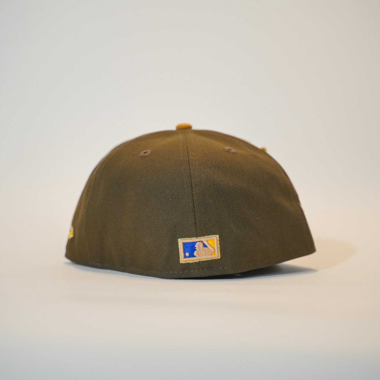 NEW ERA EXCLUSIVE 59FIFTY MOCHA/ ORANGE LOS ANGELES DODGERS W/ 40TH ANNIVERSARY SIDE PATCH