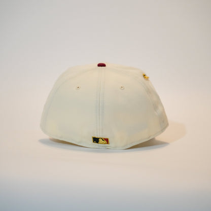 NEW ERA 59FIFTY CHROME/CORDUROY LOS ANGELES DODGERS W/ 40TH ANNIVERSARY SIDE PATCH