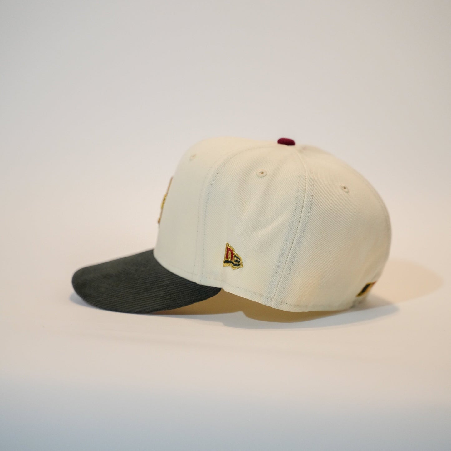 NEW ERA 59FIFTY CHROME/CORDUROY LOS ANGELES DODGERS W/ 40TH ANNIVERSARY SIDE PATCH