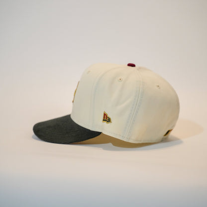 NEW ERA 59FIFTY CHROME/CORDUROY LOS ANGELES DODGERS W/ 40TH ANNIVERSARY SIDE PATCH