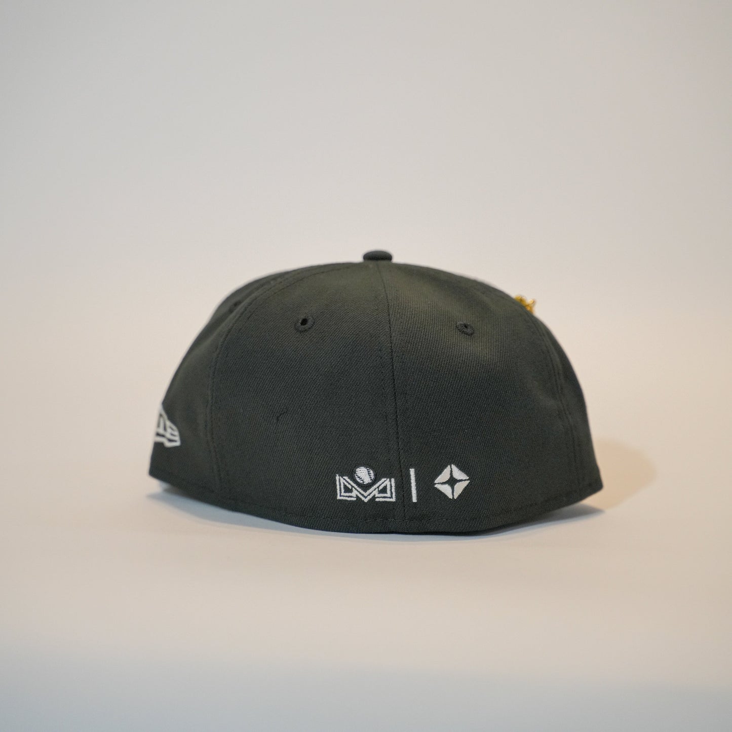 NEW ERA EXCLUSIVE 59FIFTY BLACK CHARROS DE JALISCO W/ MEXICO FLAG SIDE PATCH