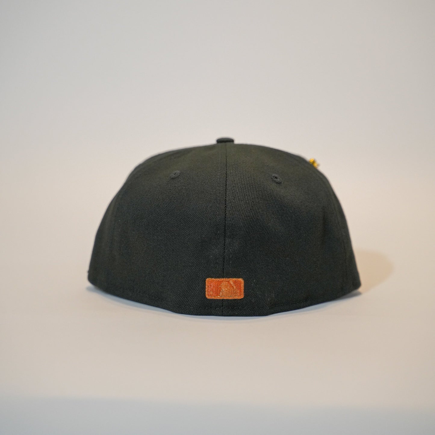 NEW ERA EXCLUSIVE 59FIFTY BLACK LOS ANGELES DODGERS W/RUST LOGO