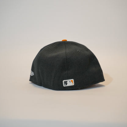 NEW ERA EXCLUSIVE 59FIFTY BLACK LOS ANGELES DODGERS W/TIGER PRINT LOGO + 1988 WORLD SERIES SIDE PATCH