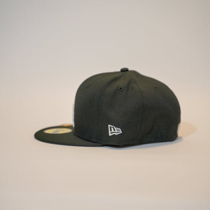 NEW ERA EXCLUSIVE 59FIFTY BLACK LOS ANGELES DODGERS W/ 1980 ALL STAR GAME SIDE PATCH