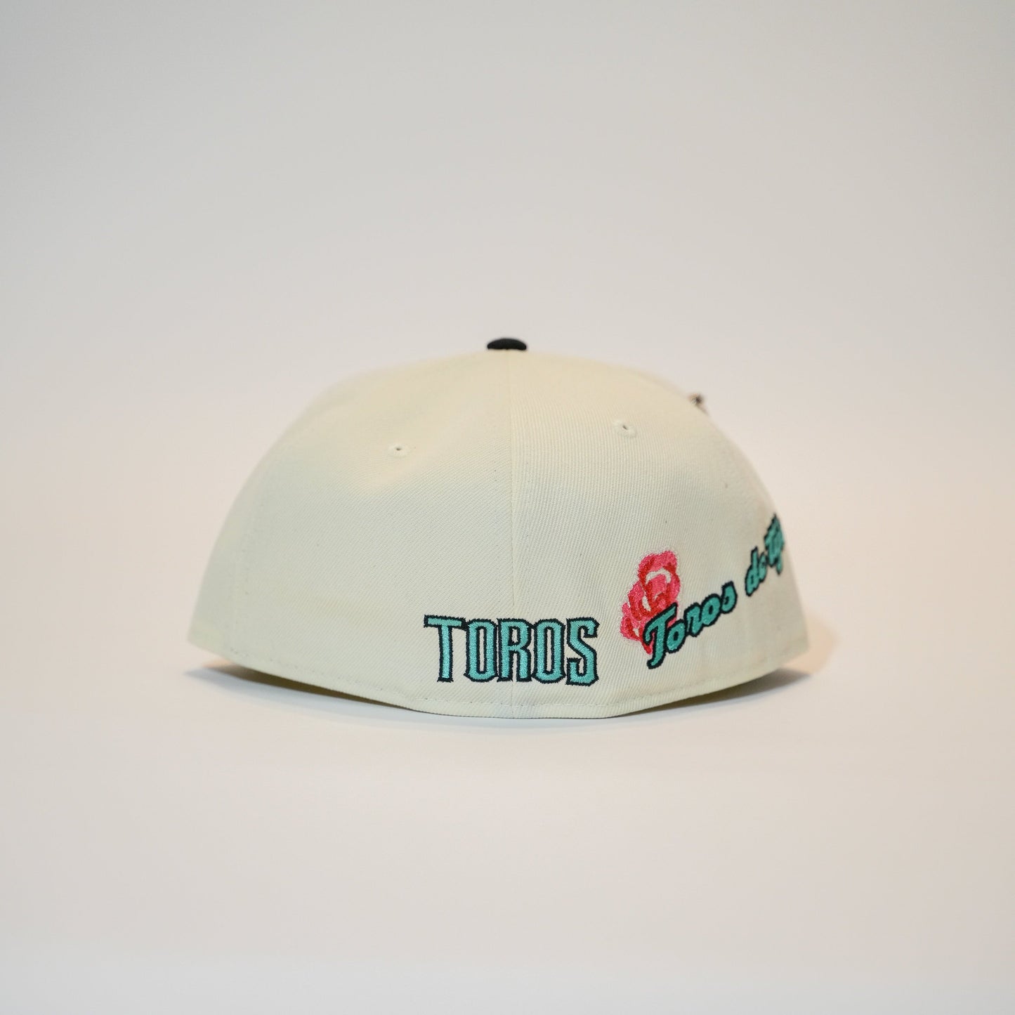 NEW ERA EXCLUSIVE 59FIFTY CHROME/ BLACK TOROS DE TIJUANA W/ "TIJUANA" SIDE PATCH