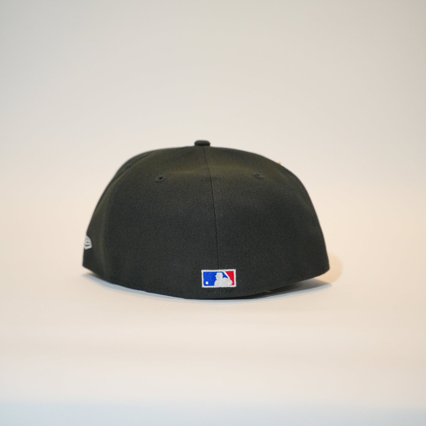 NEW ERA EXCLUSIVE 59FIFTY BLACK BALTIMORE ORIOLES W/ 25TH ANNIVERSARY SIDE PATCH