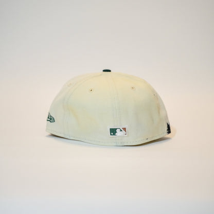 NEW ERA EXCLUSIVE 59FIFTY CHROME/FOREST GREEN TORONTO BLUE JAYS W/ PINE TREES