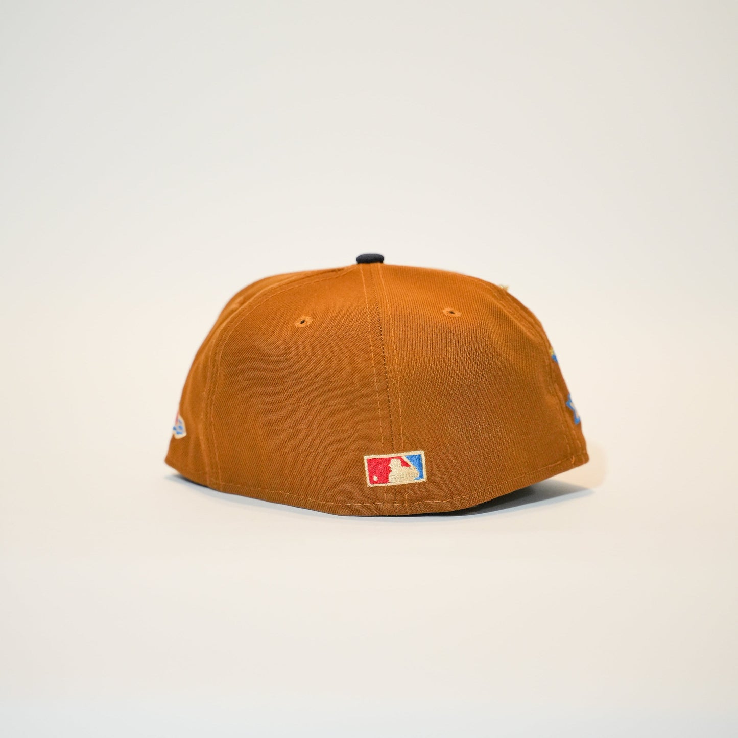NEW ERA EXCLUSIVE 59FIFTY DARK TAN/NAVY CHICAGO CUBS W/ 1990 ALL STAR GAME SIDE PATCH