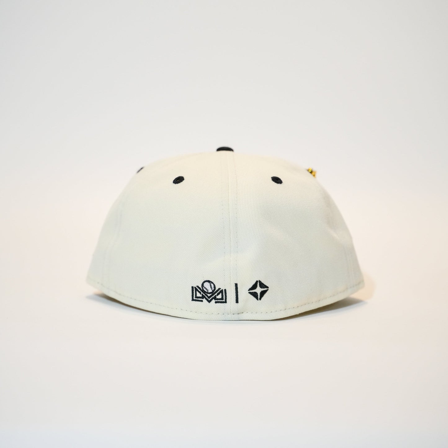 NEW ERA EXCLUSIVE 59FIFTY CHROME/ BLACK CHARROS DE JALISCO W/ MEXICO FLAG SIDE PATCH