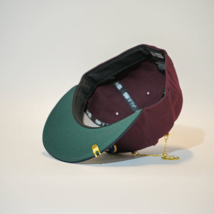 NEW ERA EXCLUSIVE 59FIFTY BURGUNDY/ NAVY CHARROS DE JALISCO TWO TONE