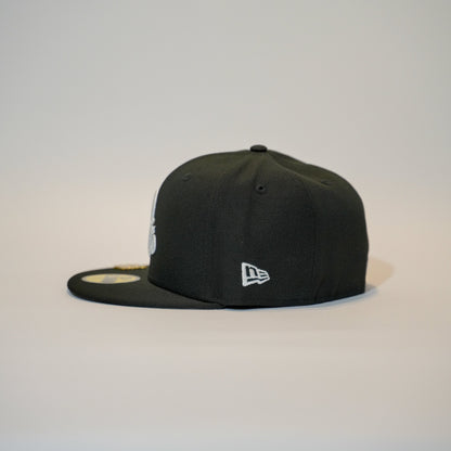 NEW ERA EXCLUSIVE 59FIFTY BLACK BALTIMORE ORIOLES W/ 1993 ALL STAR GAME SIDE PATCH